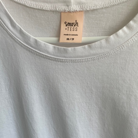 Smash & Tess T-Shirt Bodysuit in Bright White - Picture 4 of 8